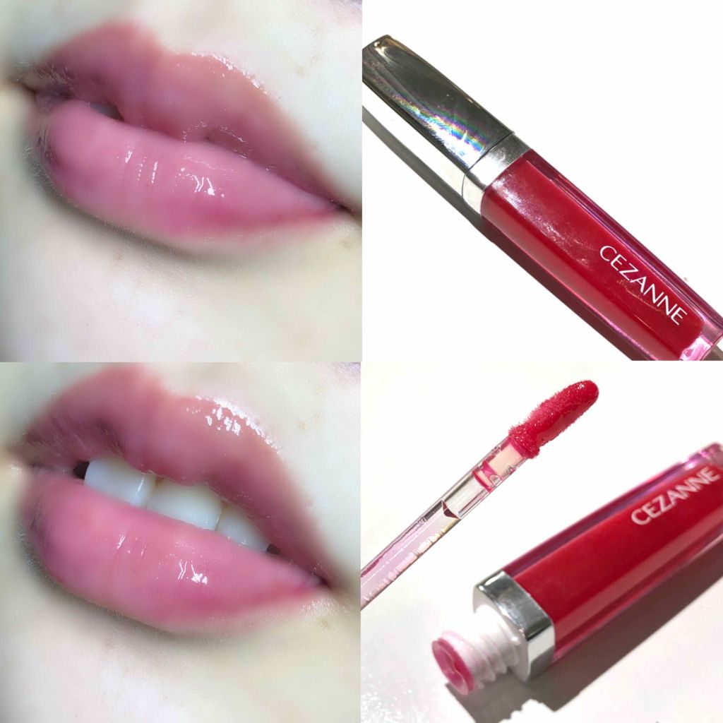 ジェルグロスリップ/CEZANNE/リップグロスを使ったクチコミ(2枚目)