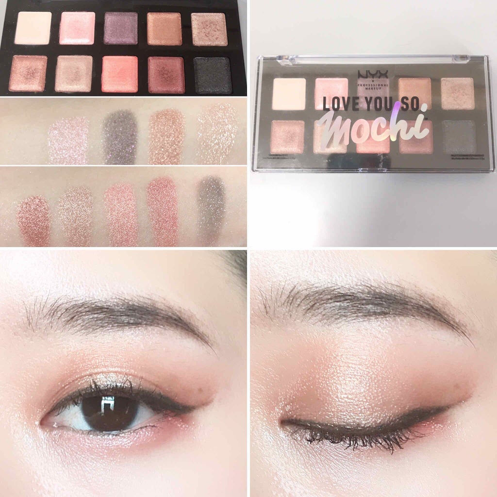ラブ ユー ソー モッチ シャドウ パレット/NYX Professional Makeup/ジェル・クリームアイシャドウを使ったクチコミ(1枚目)