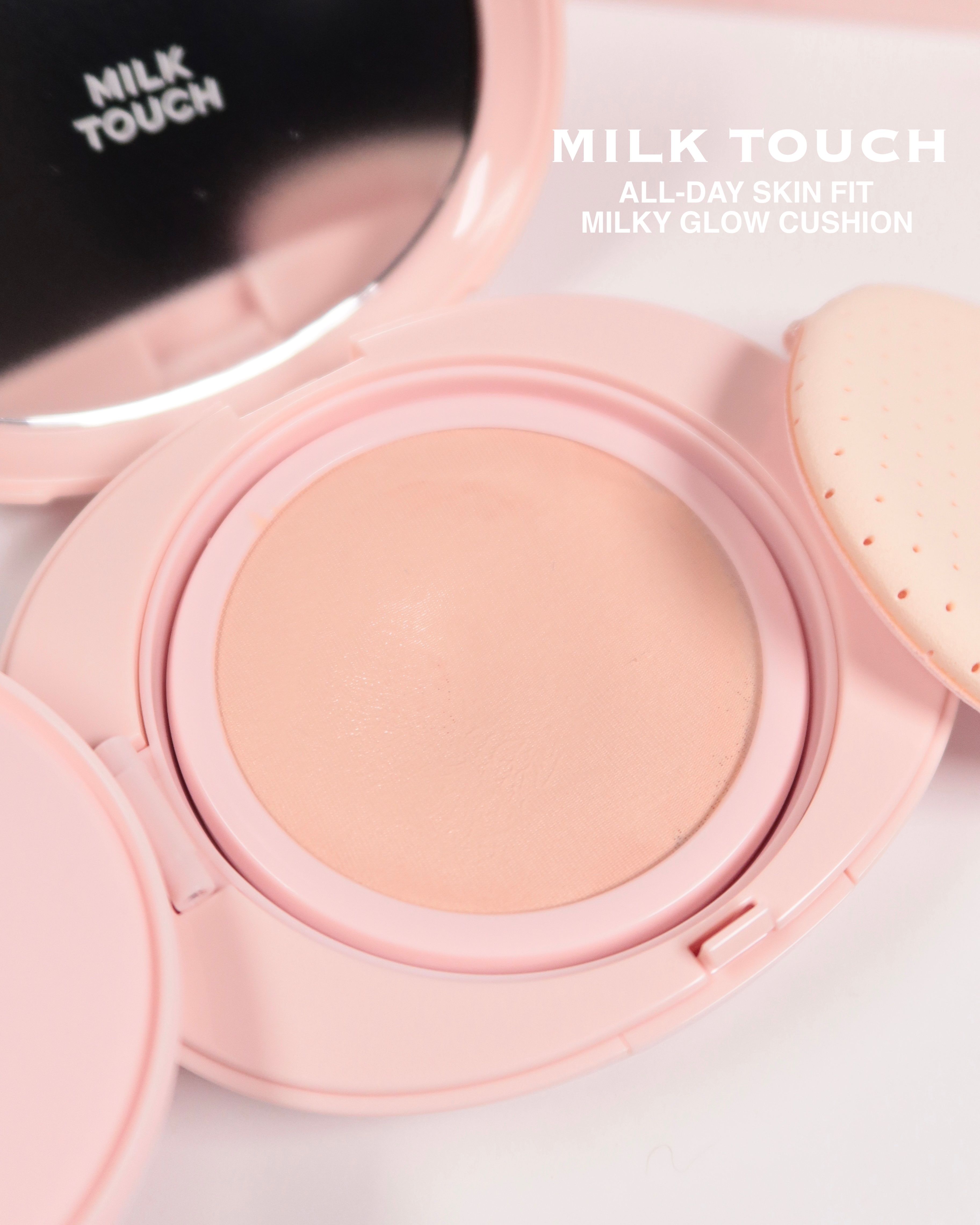 オールデイスキンフィットミルキーグロウクッション/Milk Touch/クッションファンデーションを使ったクチコミ（2枚目）