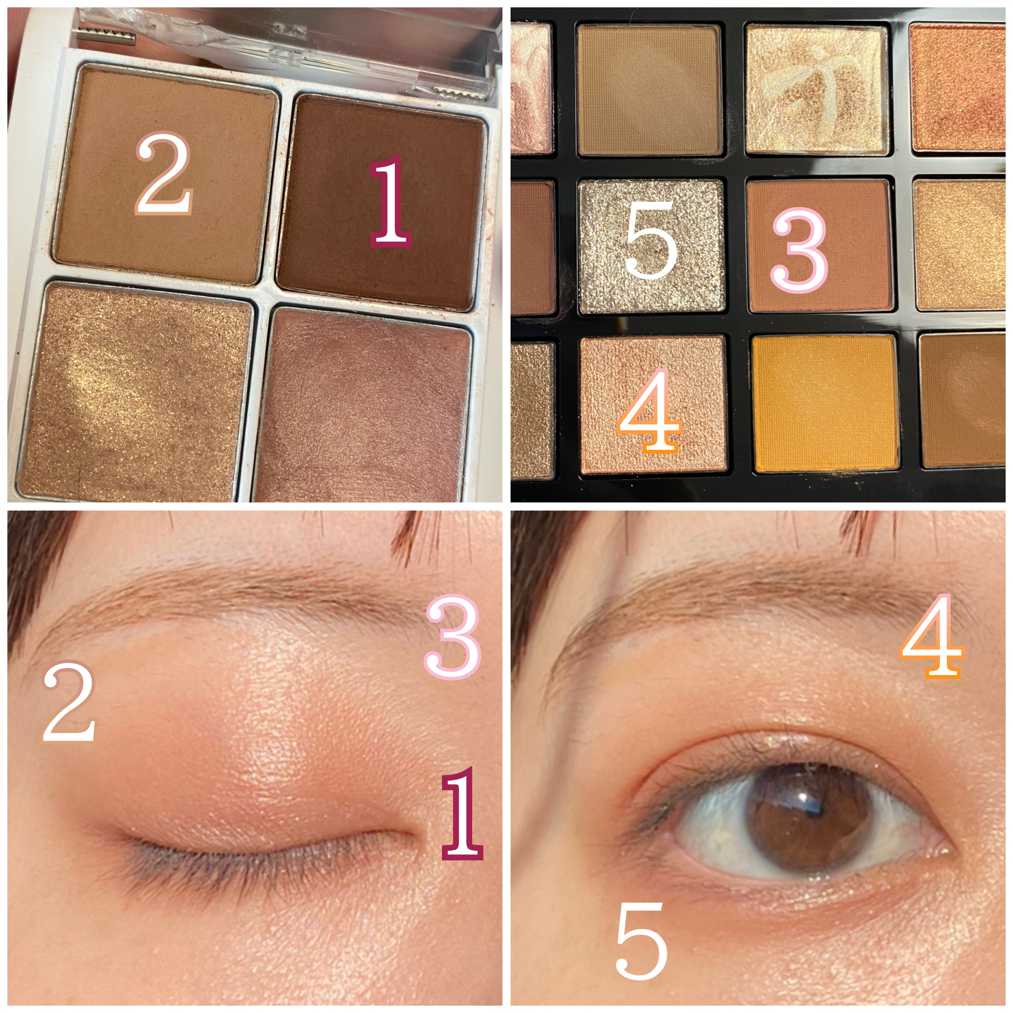 THE アイパレR/b idol/アイシャドウパレットを使ったクチコミ（2枚目）