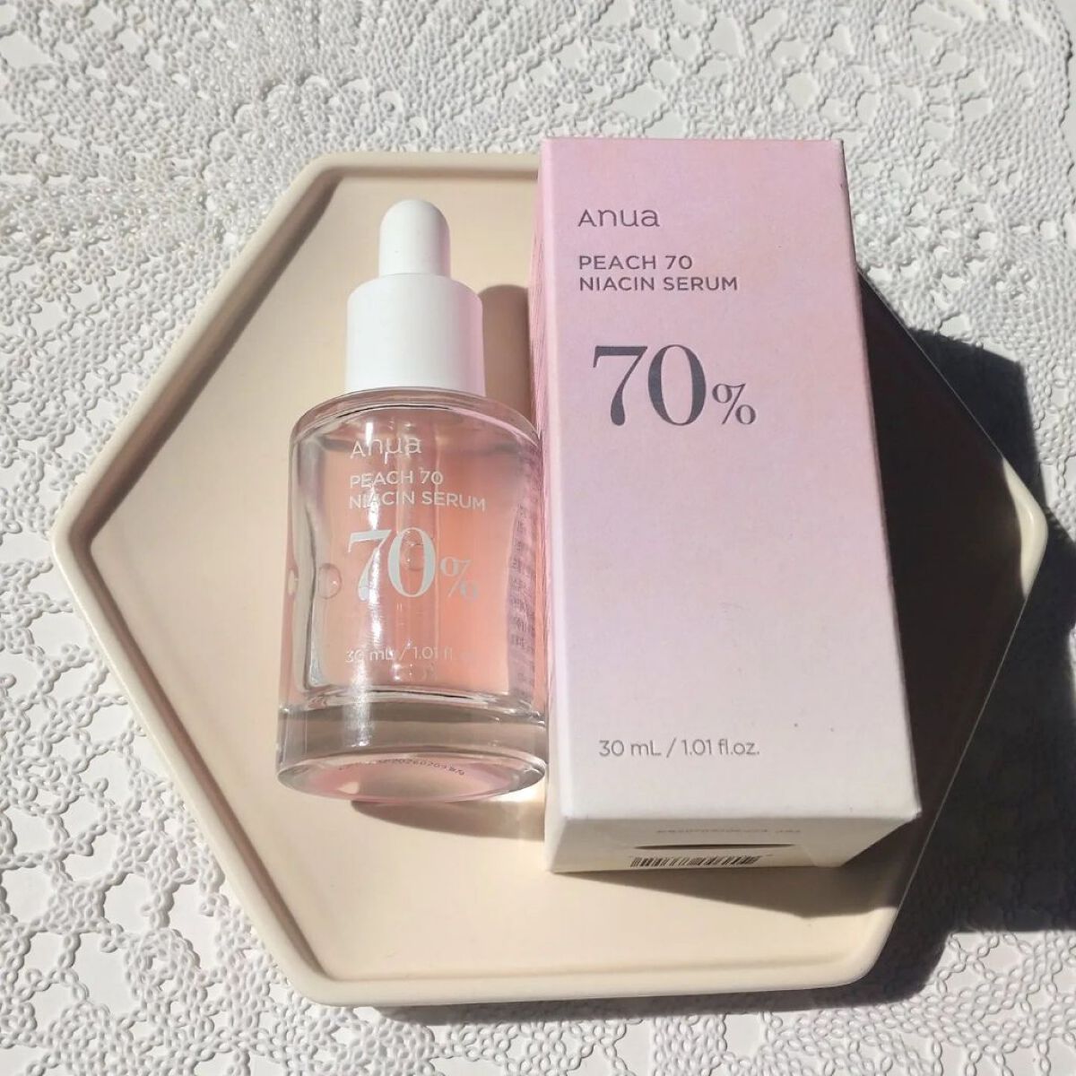 桃70%ナイアシンセラム/Anua/美容液を使ったクチコミ（2枚目）