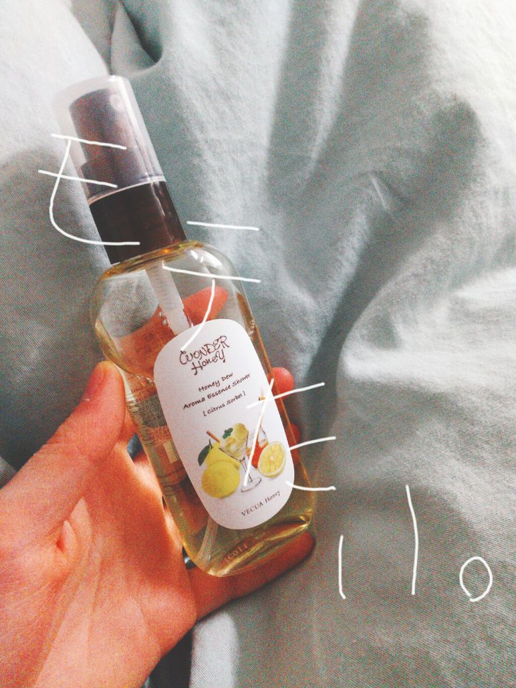 ワンダーハニー アロマエッセンスシャワー/VECUA Honey/香水(その他)を使ったクチコミ（1枚目）