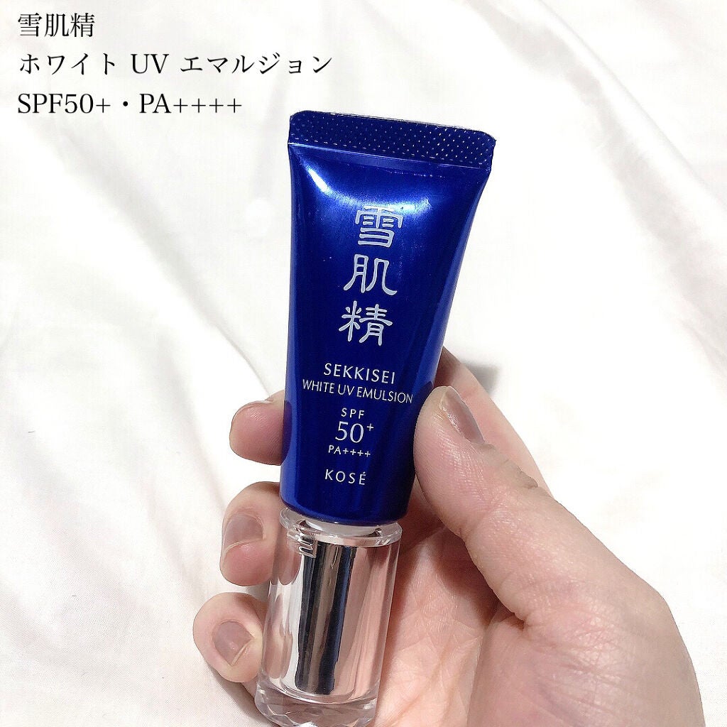 ホワイト UV エマルジョン/雪肌精/日焼け止めミルクを使ったクチコミ(1枚目)
