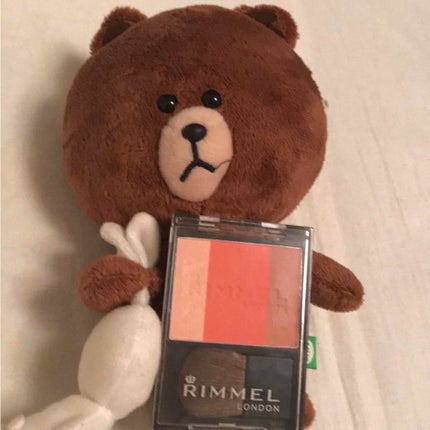 スリーインワン モデリングフェイスブラッシュ/リンメル ロンドン/パウダーチークを使ったクチコミ(1枚目)