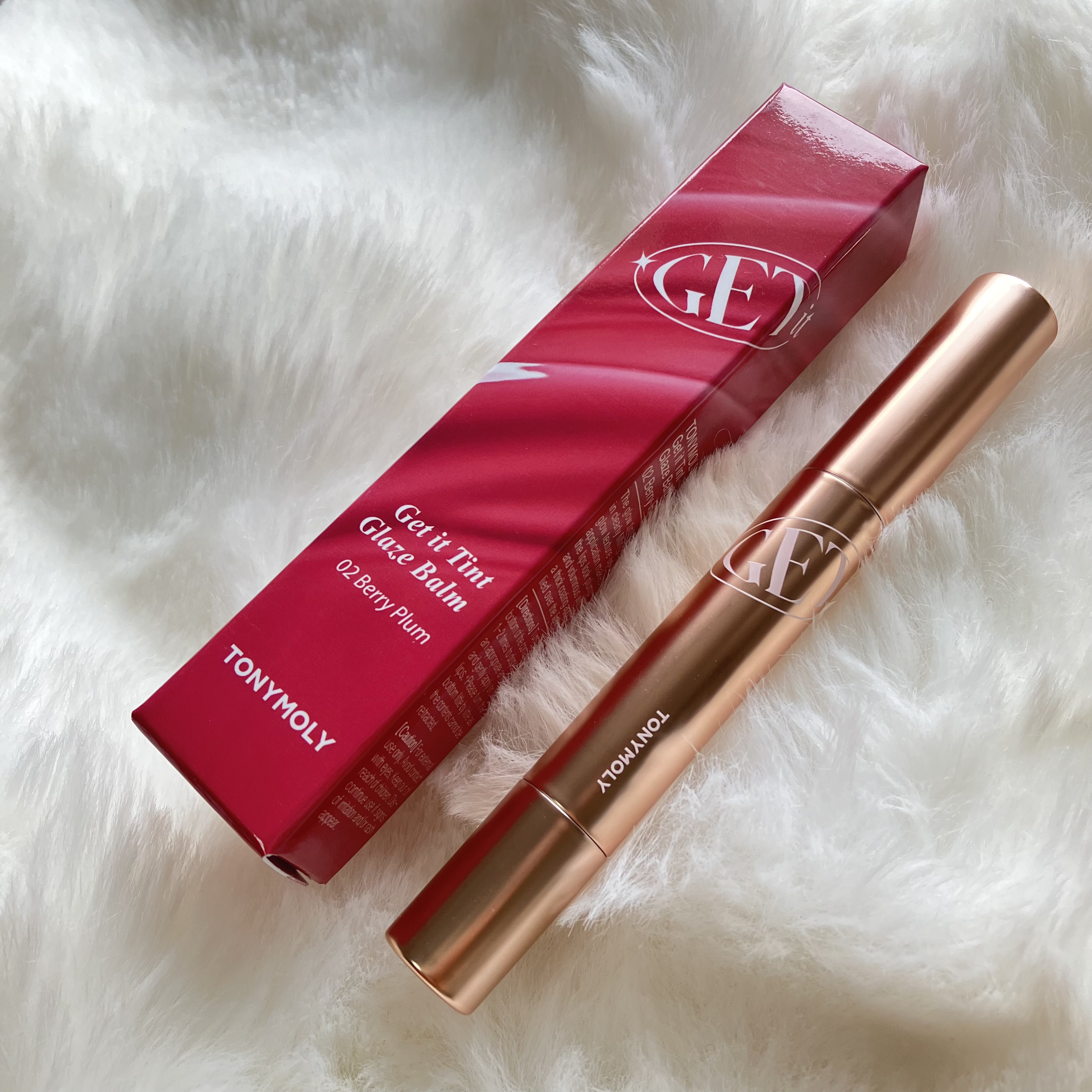 ゲットイットティントグレーズバーム/TONYMOLY/リップティントを使ったクチコミ（3枚目）