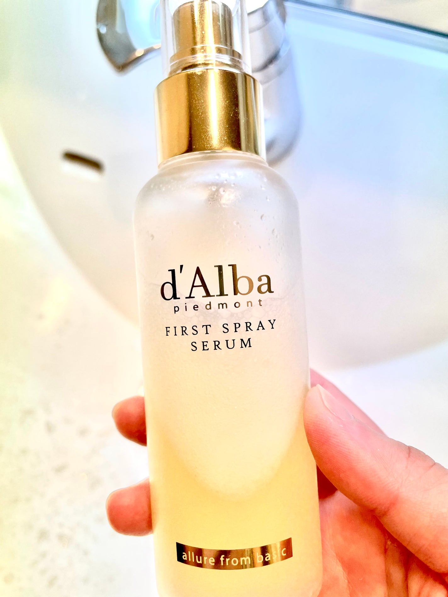 ダルバ ホワイトトリュフファーストスプレーセラム/ダルバ/ミスト状化粧水を使ったクチコミ(1枚目)
