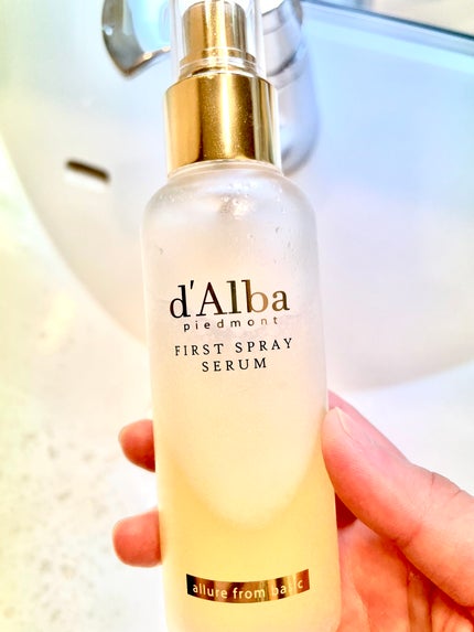 ダルバ ホワイトトリュフファーストスプレーセラム/ダルバ/ミスト状化粧水を使ったクチコミ(1枚目)