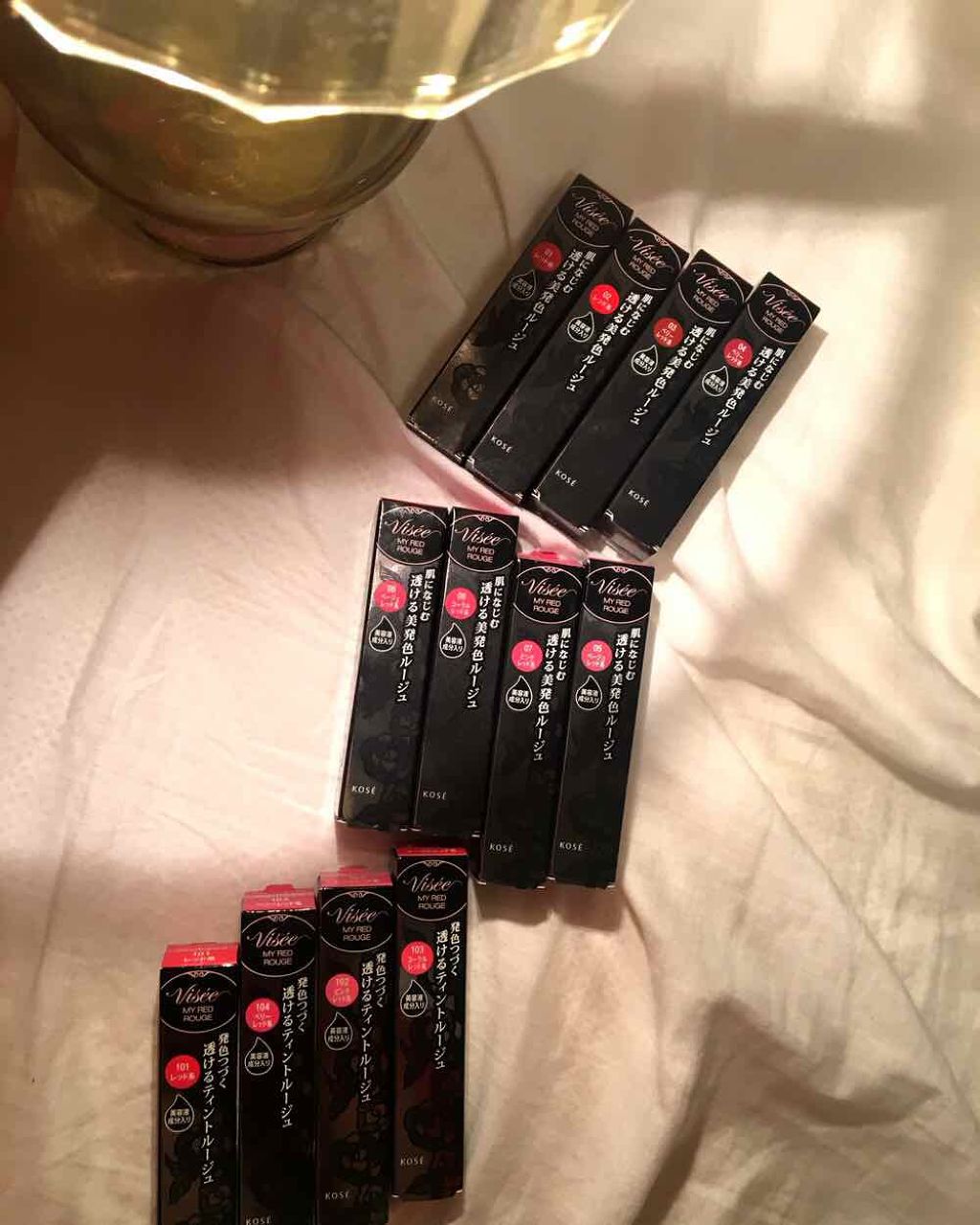 マイレッド ルージュ 07 ピンクレッド系/Visée/口紅を使ったクチコミ（2枚目）