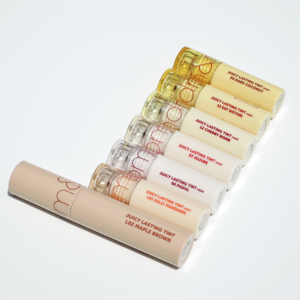 ジューシーラスティングティント/rom&nd/リップティントを使ったクチコミ(4枚目)