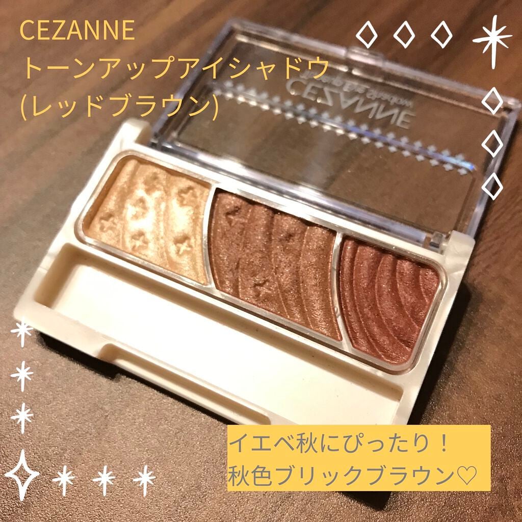 トーンアップアイシャドウ/CEZANNE/アイシャドウパレットを使ったクチコミ(1枚目)