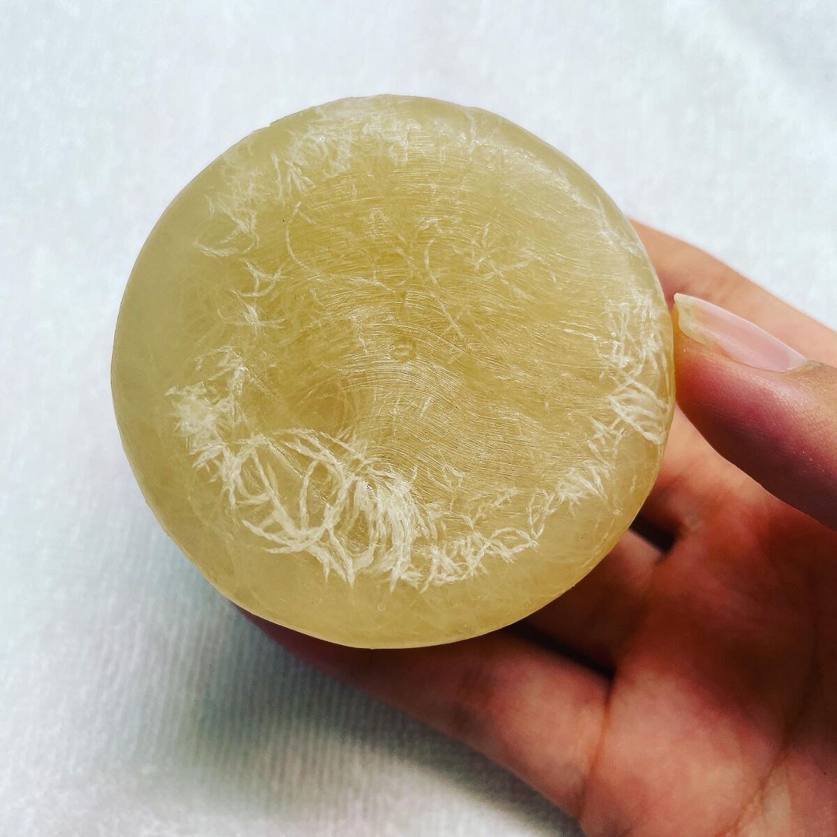 濱縮緬マッサージソープ/ハリメリー/洗顔石鹸を使ったクチコミ（2枚目）