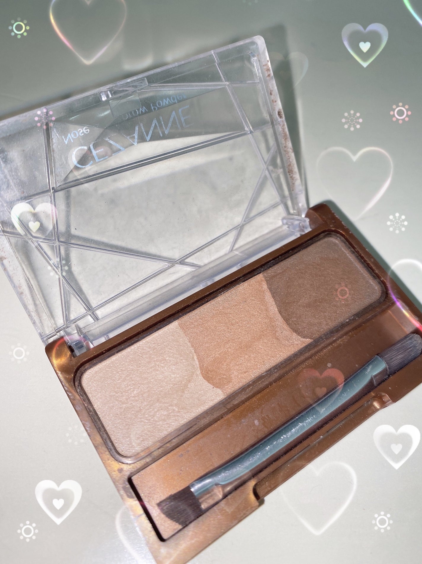 ノーズ&アイブロウパウダー/CEZANNE/パウダーアイブロウを使ったクチコミ(1枚目)