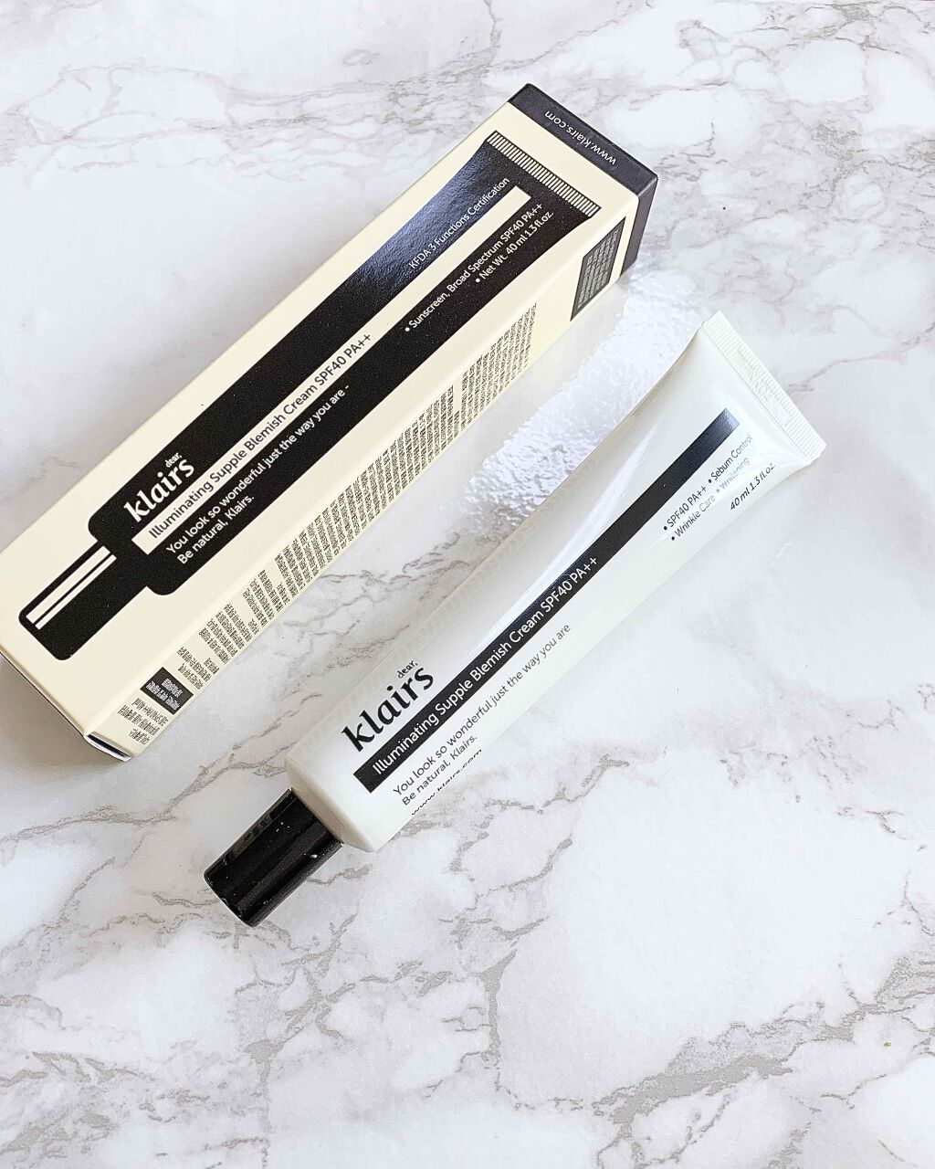 イルミネーティングサプルブレミッシュクリーム(40ml)/Klairs/化粧下地を使ったクチコミ(1枚目)