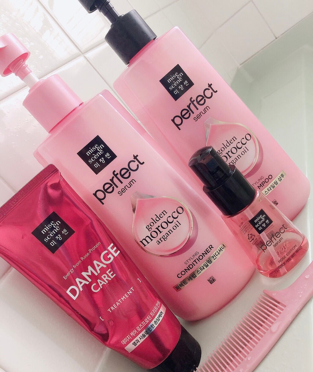 ダメージケアトリートメント/miseenscene/洗い流すヘアトリートメントを使ったクチコミ(2枚目)