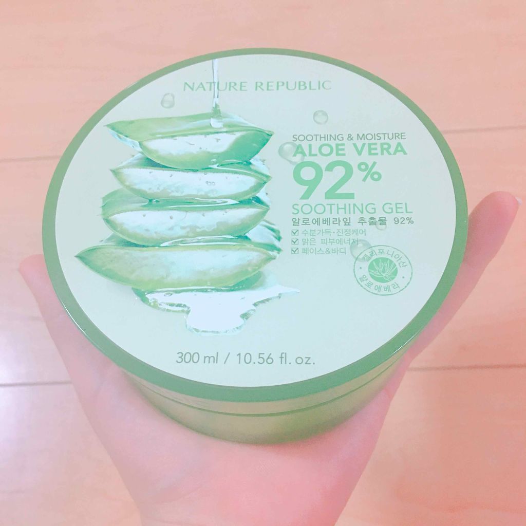 マイルド&モイスチャーアロエジェル/ネイチャーリパブリック/ボディローションを使ったクチコミ(2枚目)