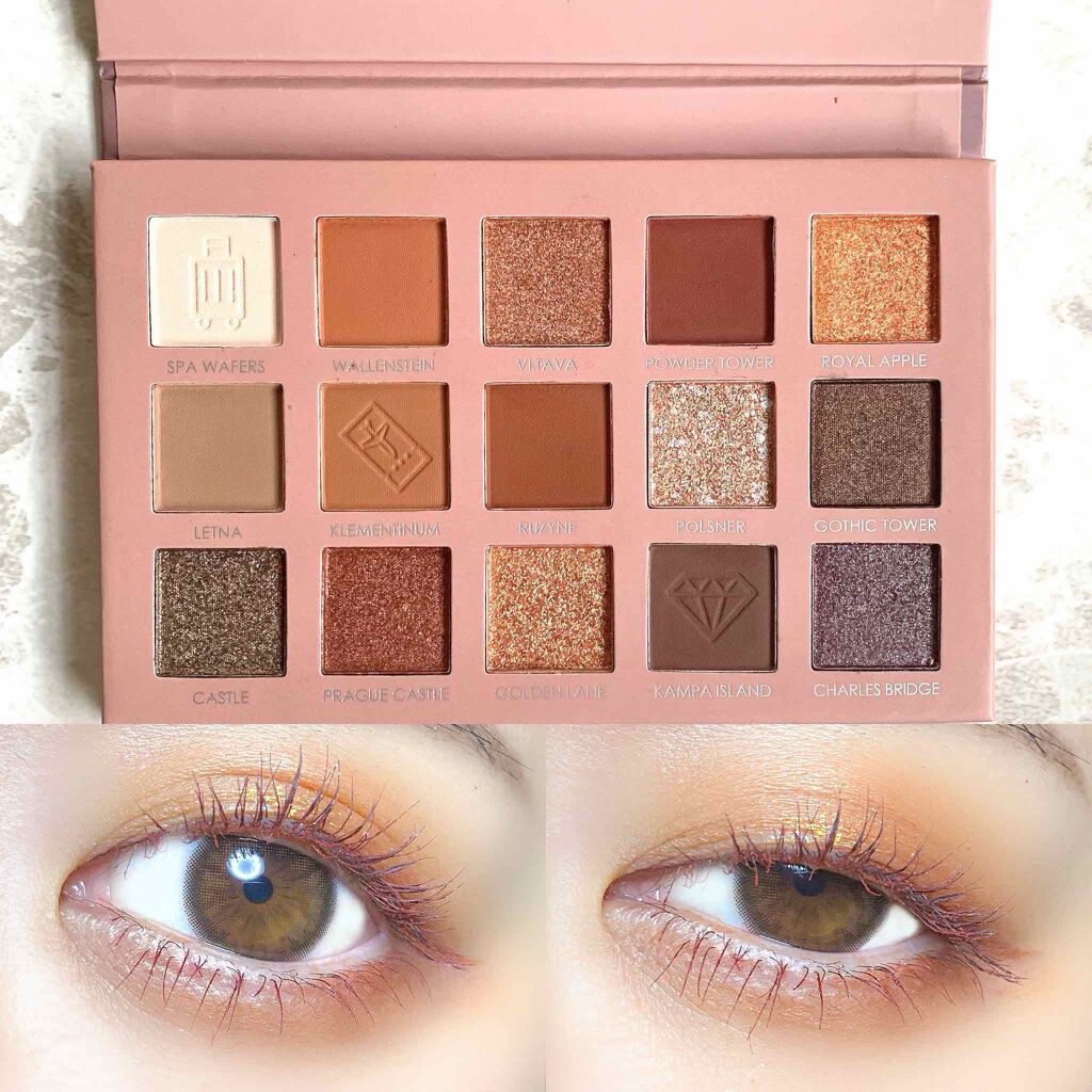 GO TRAVEL 15色アイシャドウパレット/FOCALLURE/アイシャドウパレットを使ったクチコミ(3枚目)