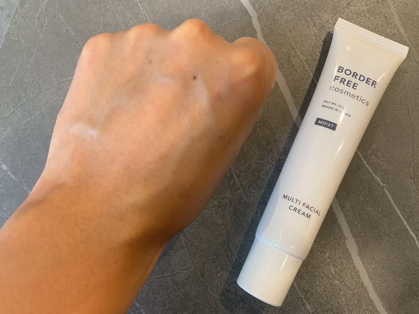 マルチフェイシャルクリーム MOIST/BORDER FREE cosmetics/フェイスクリームを使ったクチコミ(3枚目)