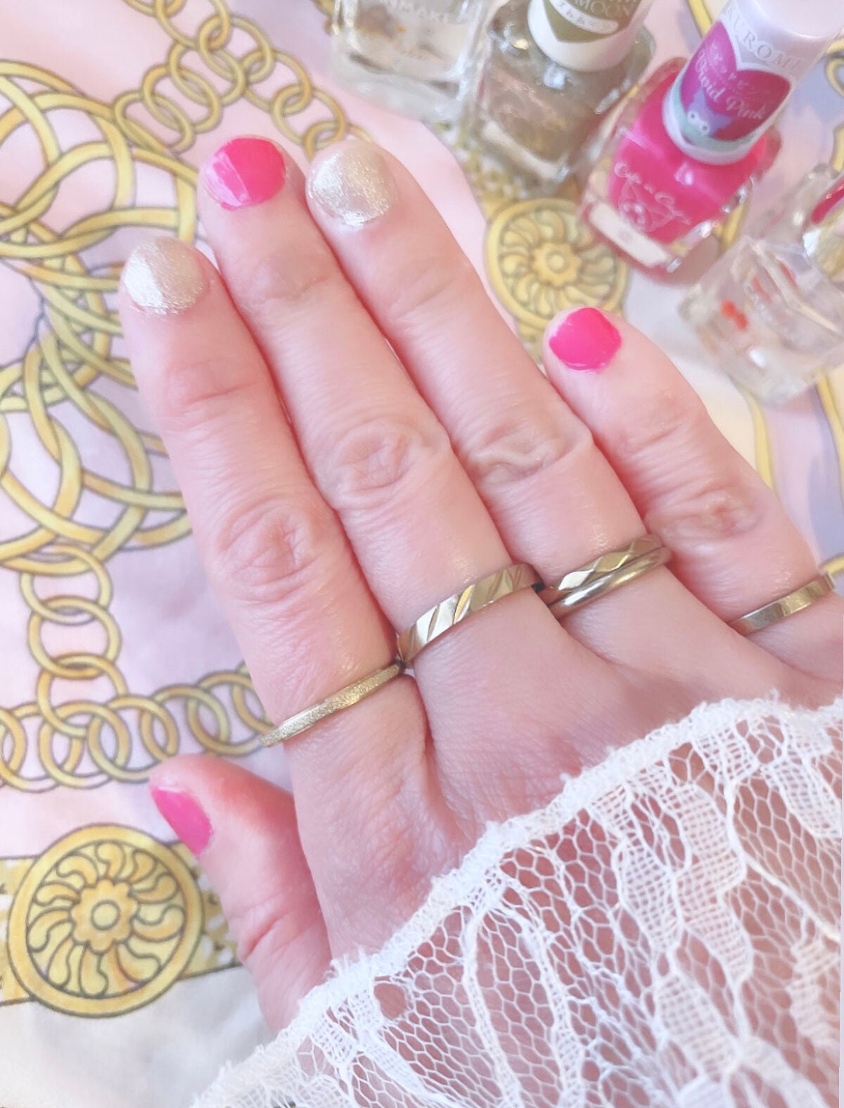 カラフルネイルズ/キャンメイク/マニキュアを使ったクチコミ(5枚目)