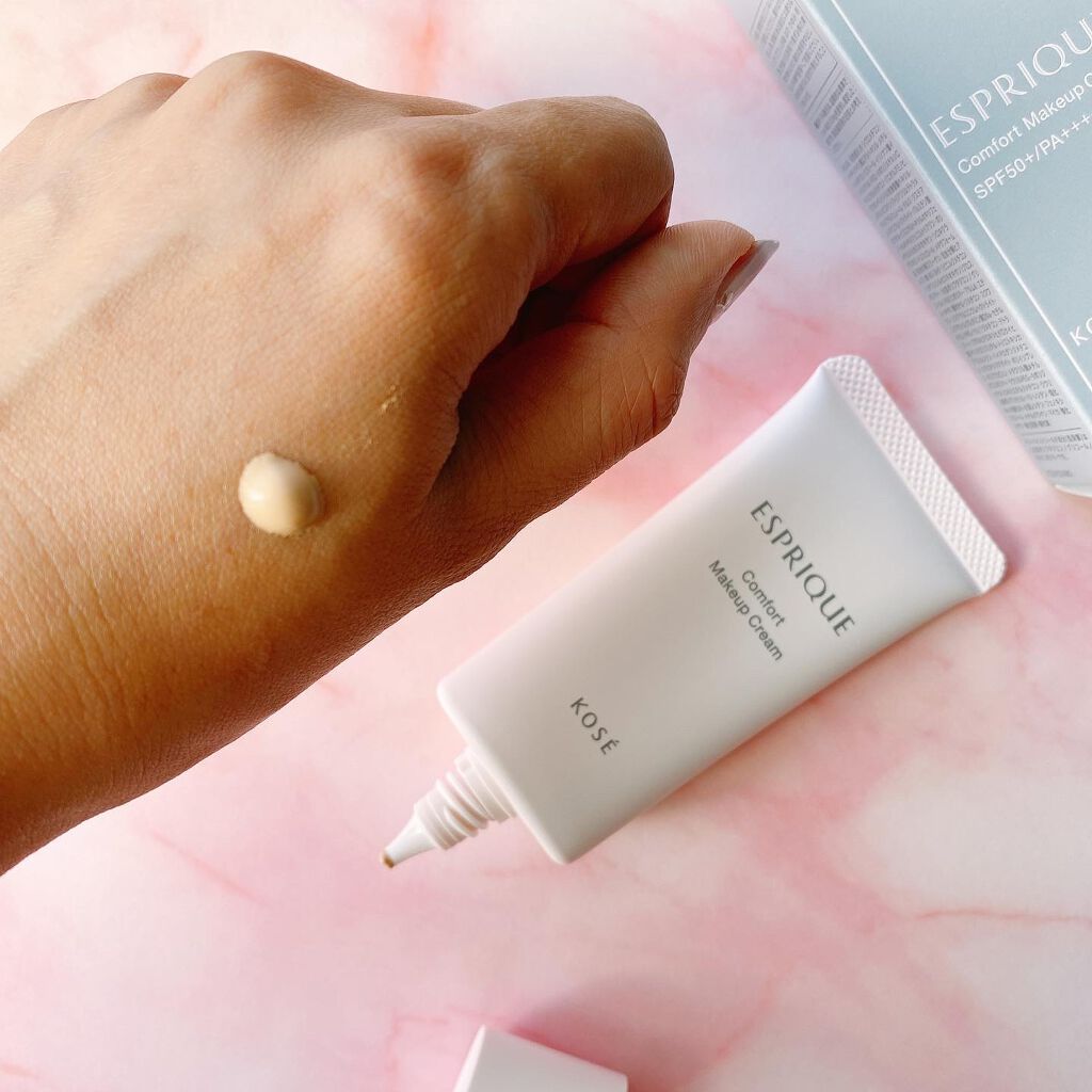 コンフォート メイククリーム〈色つき美容クリーム〉/ESPRIQUE/化粧下地を使ったクチコミ(3枚目)