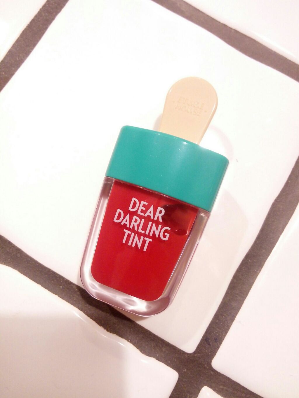 ディアダーリン ウォータージェルティント （アイスティント）/ETUDE/口紅を使ったクチコミ（1枚目）