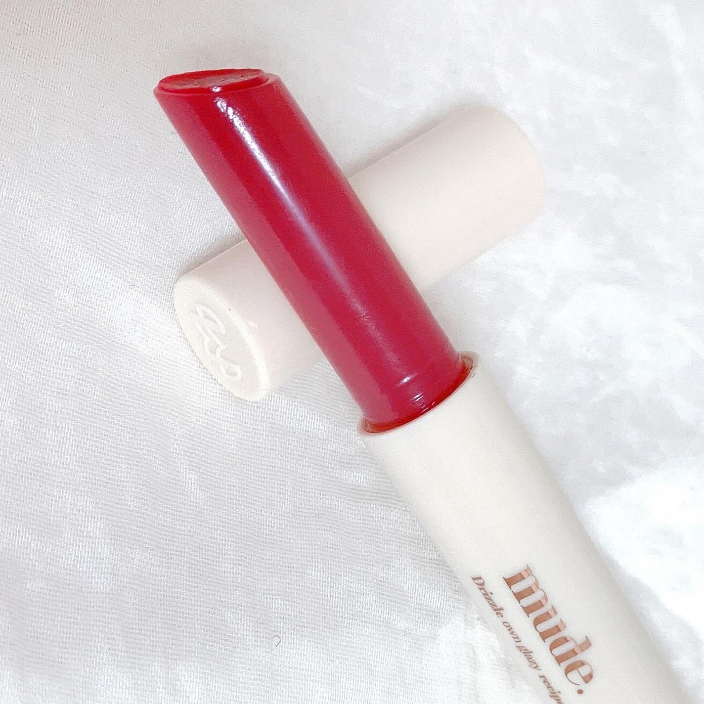 ドリズルバーム/mude/口紅を使ったクチコミ(3枚目)