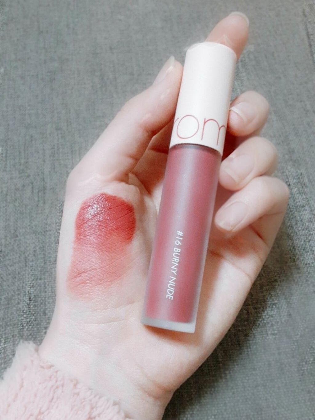 ゼロベルベットティント/rom&nd/リップティントを使ったクチコミ(2枚目)