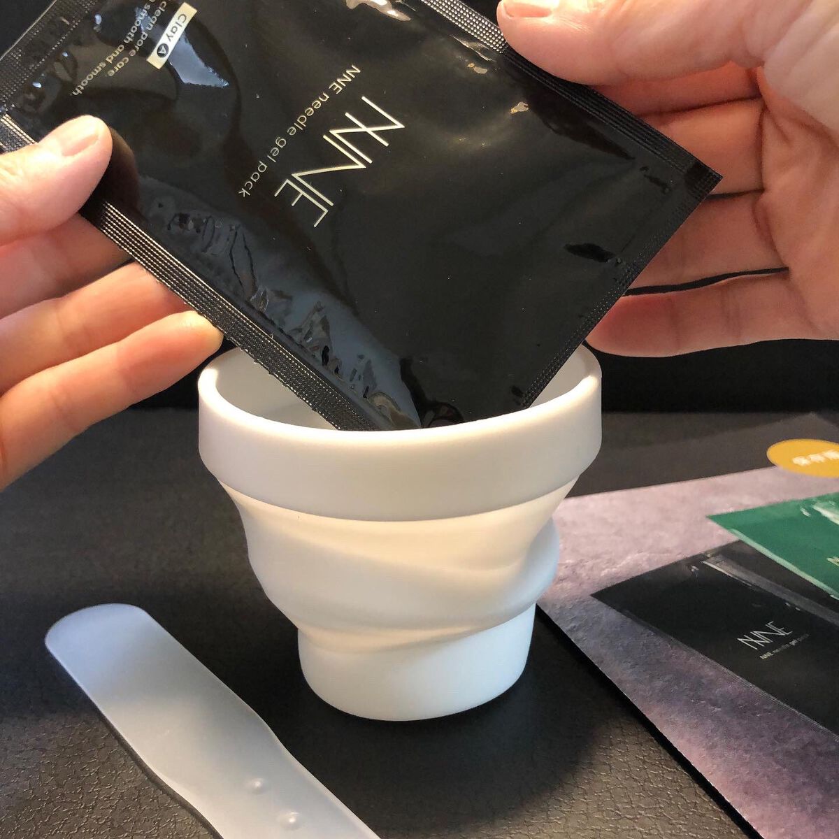 ニードル炭酸パック/NNE/洗い流すパック・マスクを使ったクチコミ（3枚目）