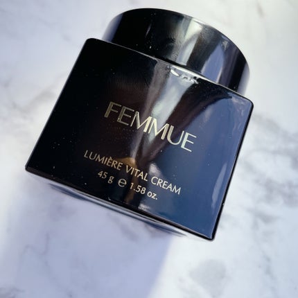 蒼月暁夜のクチコミ「\癒しのエイジング/
FEMMUE
ルミエール ヴァイタルクリーム
毛穴、くすみ、敏感肌.....」(1枚目)