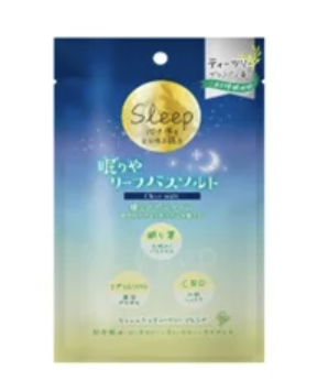 リーフバスソルト クリアナイト  （ティーツリー） 1回分（150g）