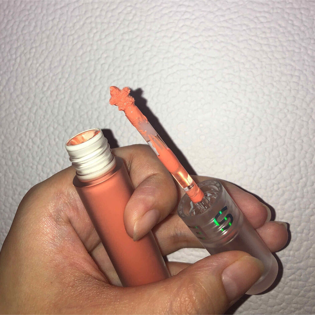 ソフトクリームチーク 11 Melon Jelly/AMUSE/リキッドチークを使ったクチコミ（2枚目）