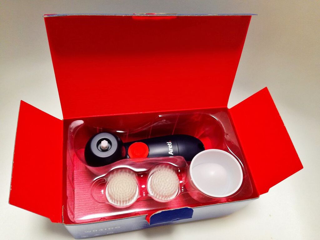 電動洗顔ブラシ ウォッシュ トライアルキット w04-SMP/Areti./トライアルキットを使ったクチコミ(3枚目)