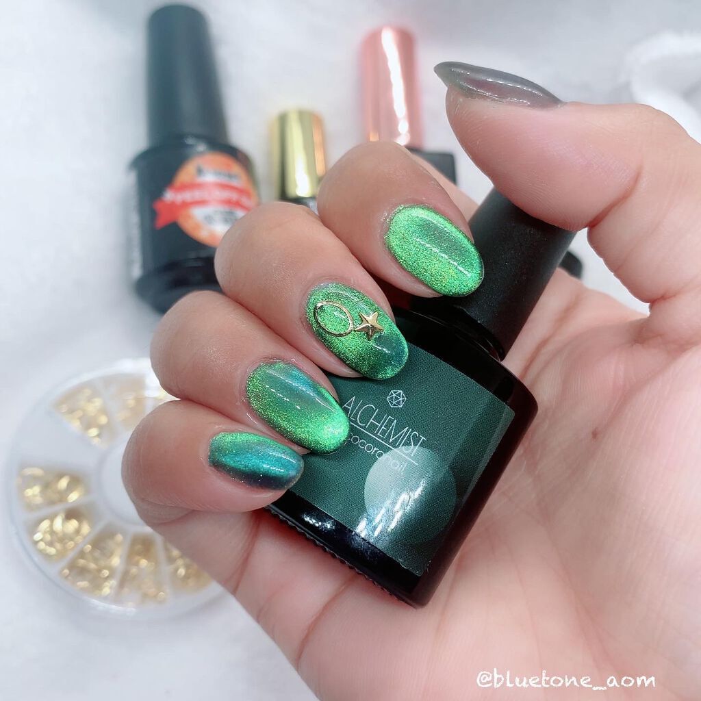 ジェルネイル（ライト対応）/セリア/ジェルネイルを使ったクチコミ（1枚目）