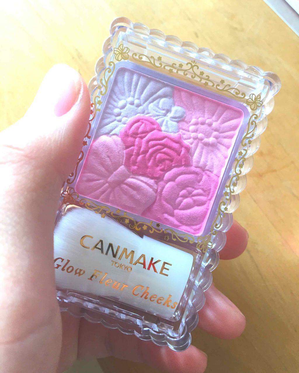 グロウフルールチークス/キャンメイク/パウダーチークを使ったクチコミ(1枚目)