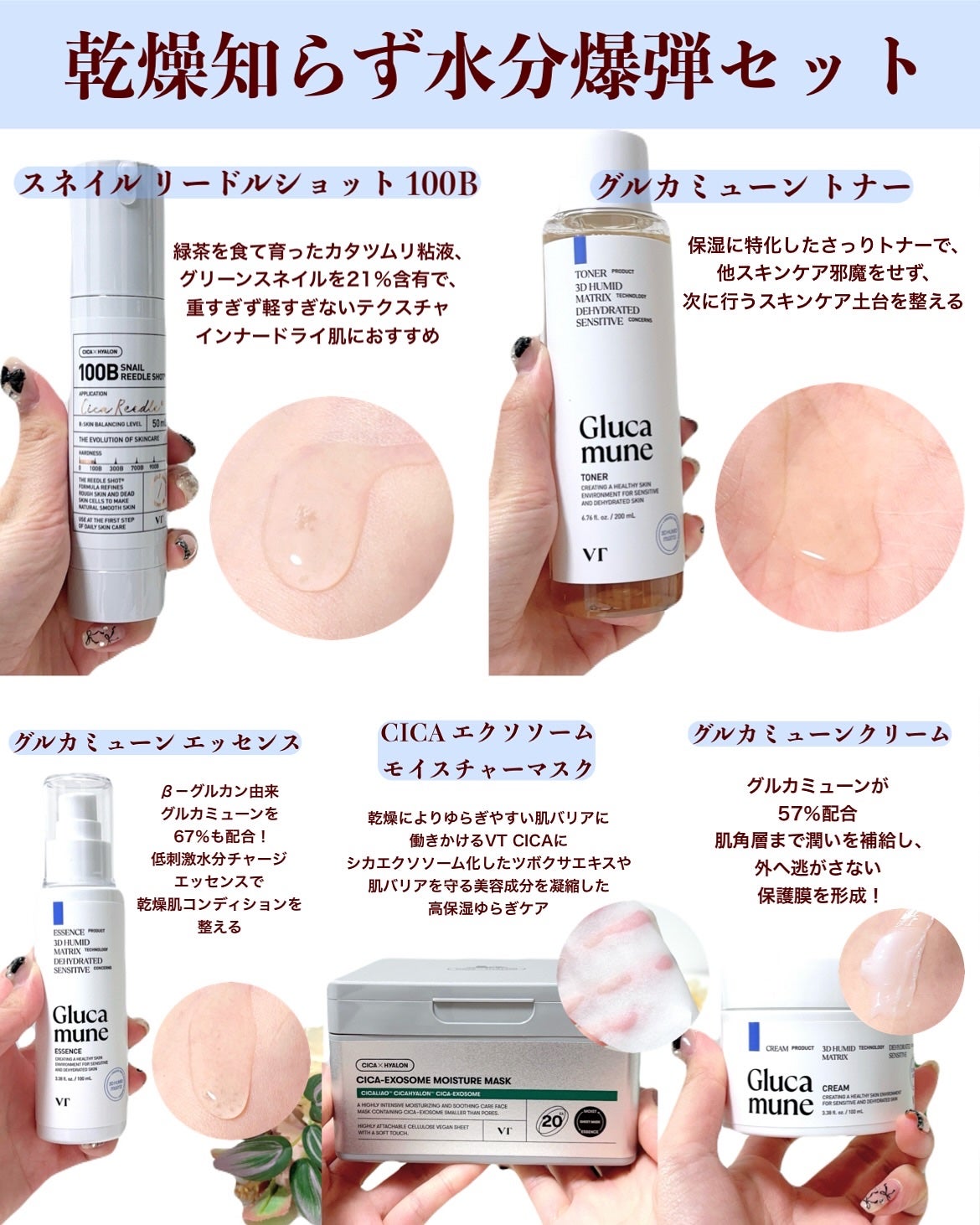 PDRN 保湿発光セット/VT/その他スキンケアを使ったクチコミ(7枚目)