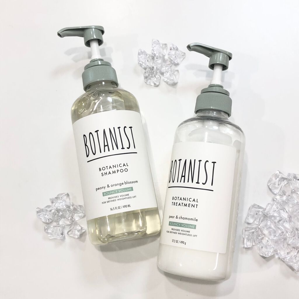 ボタニカルシャンプー／トリートメント(バウンシーボリューム) /BOTANIST/シャンプー・コンディショナーを使ったクチコミ（1枚目）