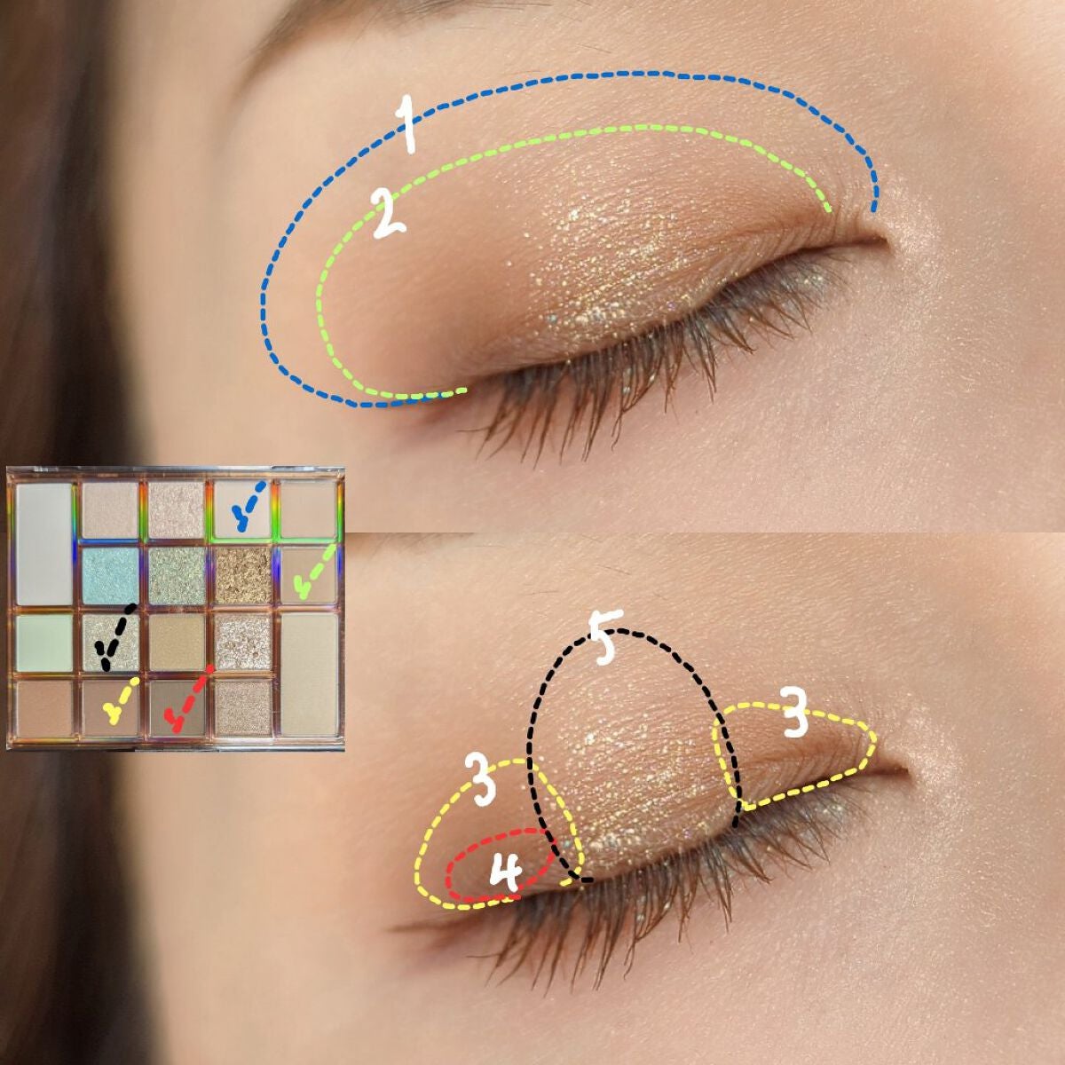 プロアイユニバースパレット/CLIO/アイシャドウパレットを使ったクチコミ(7枚目)