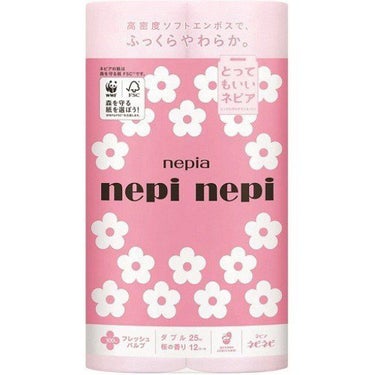 ネピネピ トイレットロール 桜の香り 12ロール ダブル 桜