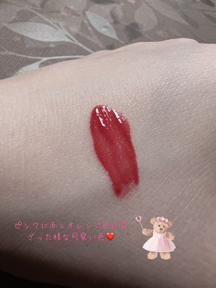 ジューシーラスティングティント/rom&nd/リップティントを使ったクチコミ(3枚目)