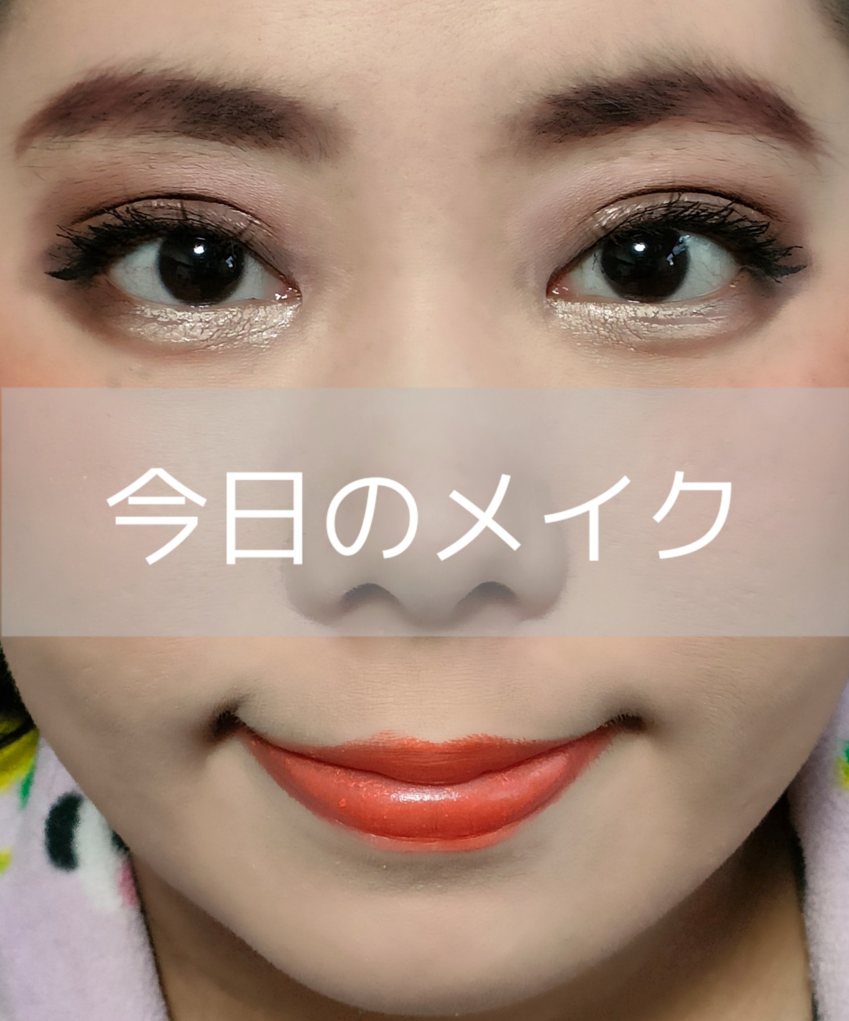 フレッシュフルーツ リップ＆チーク トリオ 1 オレンジ/SKINFOOD/ジェル・クリームチークを使ったクチコミ（1枚目）