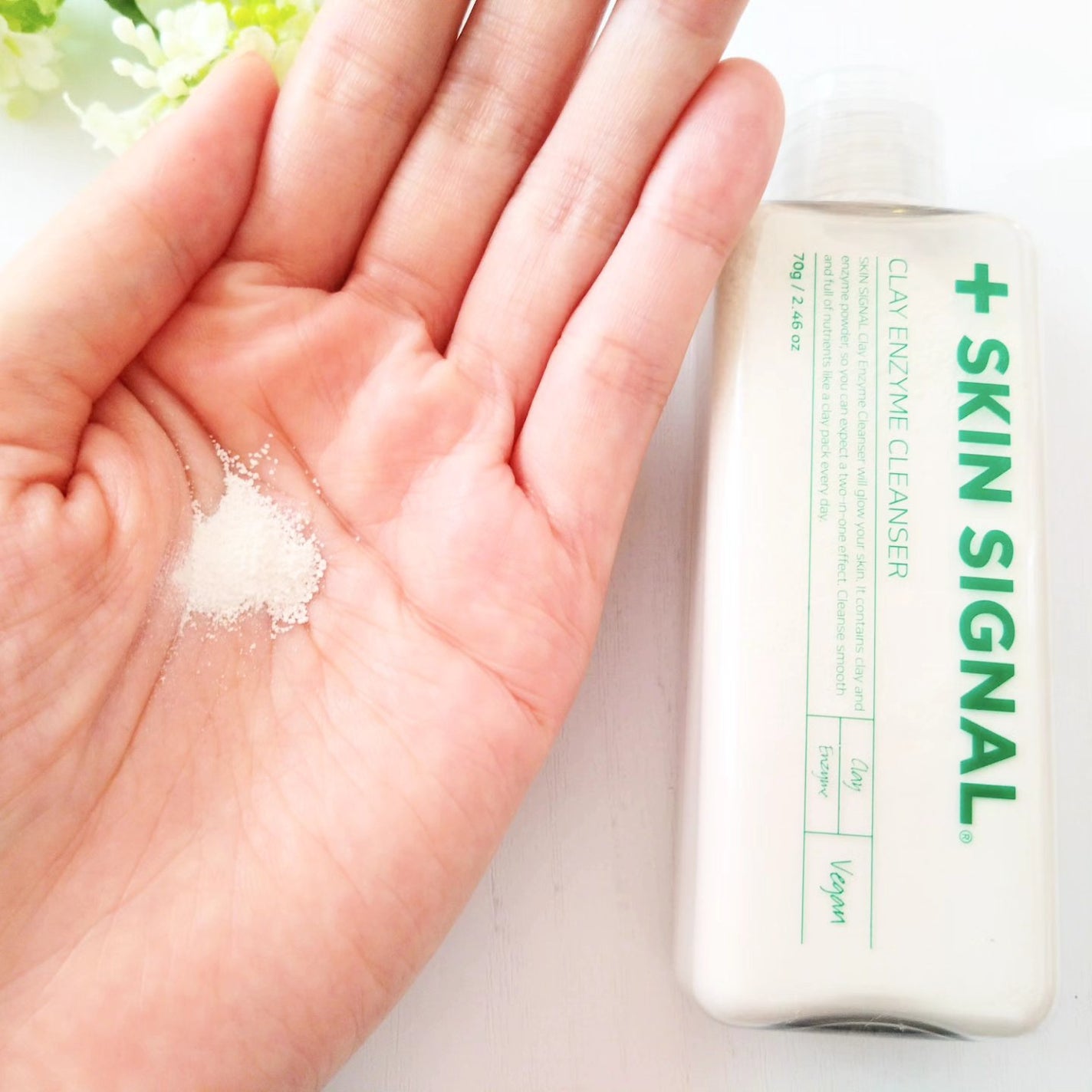 ホワイト クレイ酵素クレンザー /SKIN SIGNAL/洗顔パウダーを使ったクチコミ(2枚目)