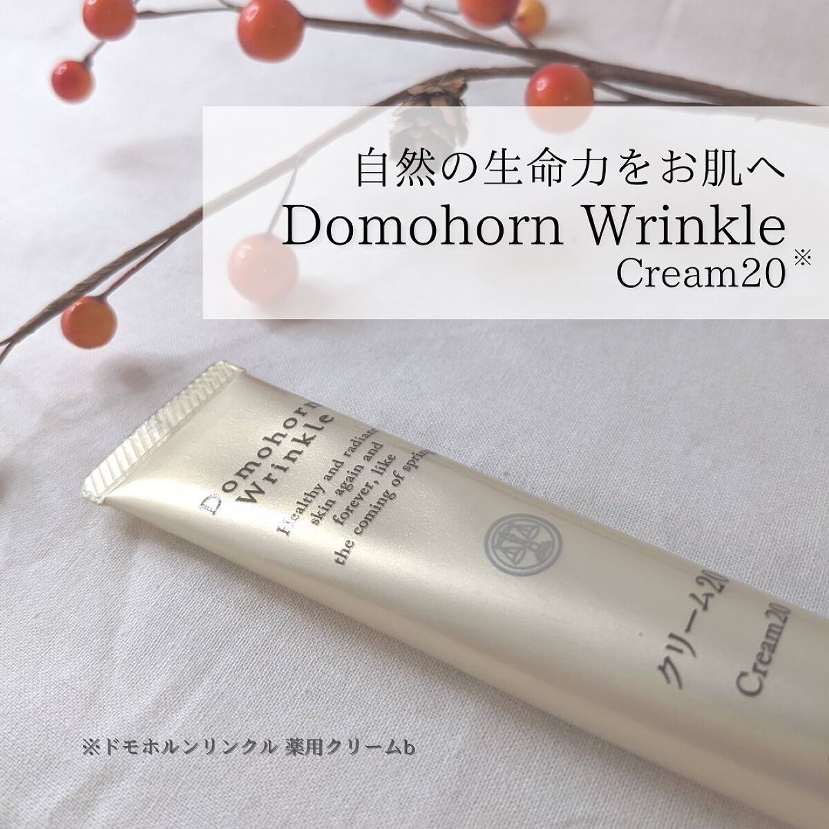 クリーム20/ドモホルンリンクル/フェイスクリームを使ったクチコミ(1枚目)