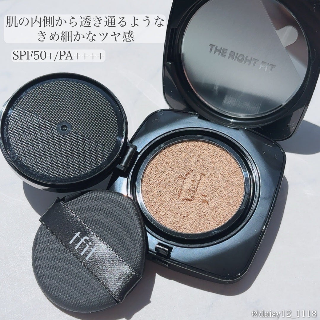 レイヤリングフィット グロークッションEX/TFIT/クッションファンデーションを使ったクチコミ(2枚目)