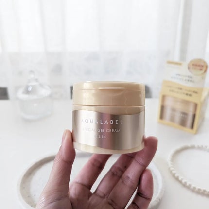 スペシャルジェルクリーム EX (オイルイン)/アクアレーベル/オールインワン化粧品を使ったクチコミ(2枚目)