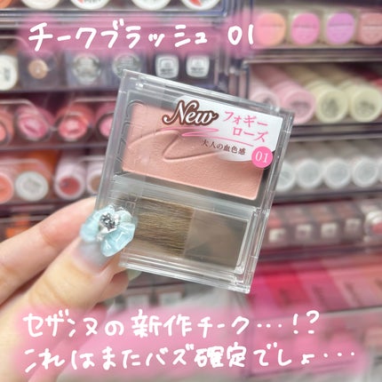 チークブラッシュ/CEZANNE/パウダーチークを使ったクチコミ(2枚目)