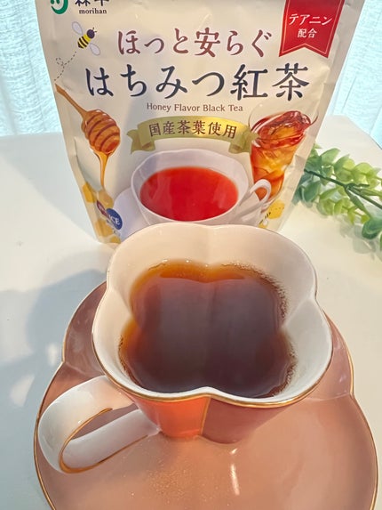 eitooo25 on LIPS 「♡森半 ほっと安らぐはちみつ紅茶 200g♡大好きなハチミツ紅..」(4枚目)