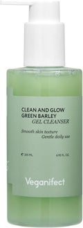 CLEAN AND GLOW GREEN BARLEY GEL CLEANSER / Veganifect