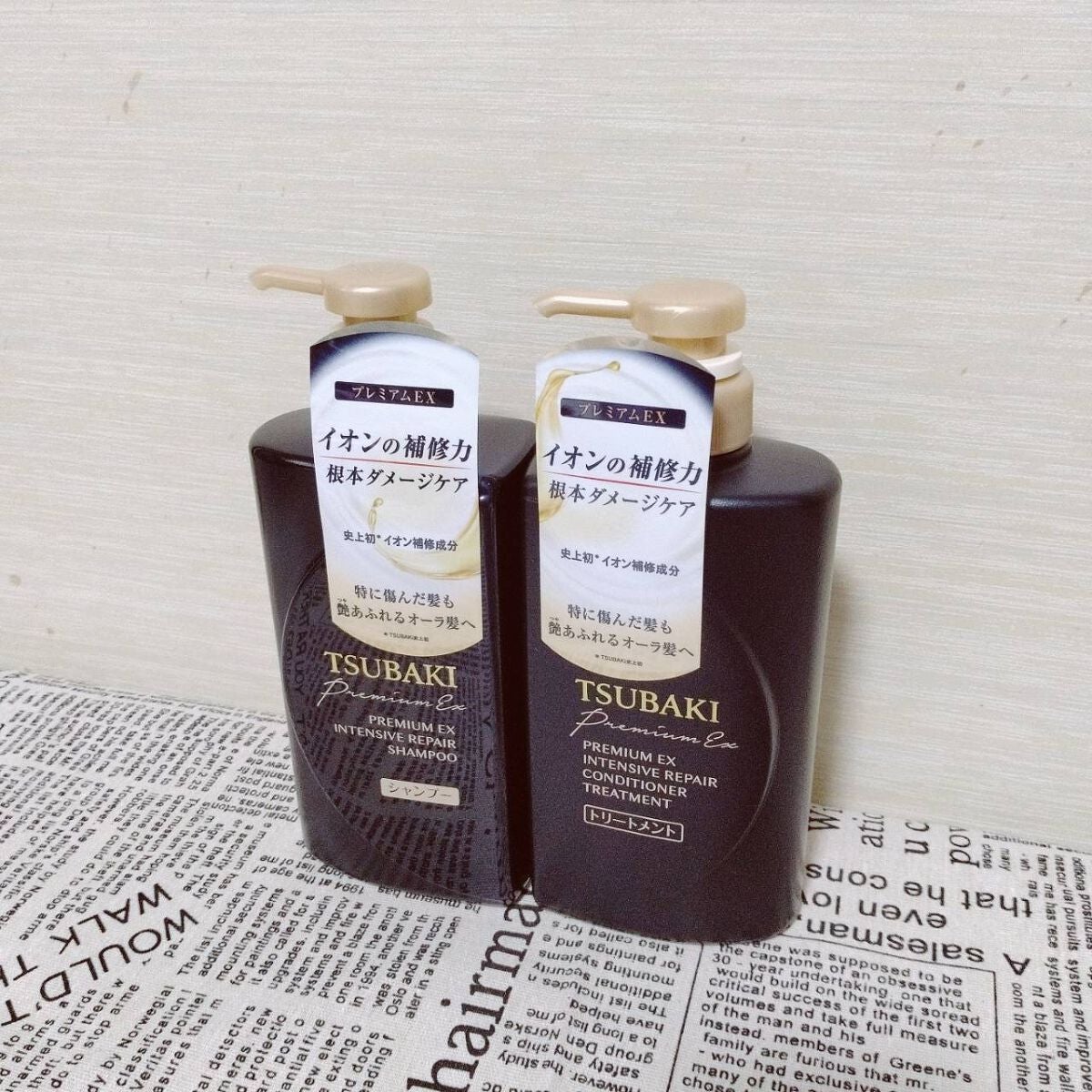 プレミアムEX インテンシブリペア <シャンプー>/コンディショナー<ヘアトリートメント> /TSUBAKI/市販シャンプーを使ったクチコミ(1枚目)