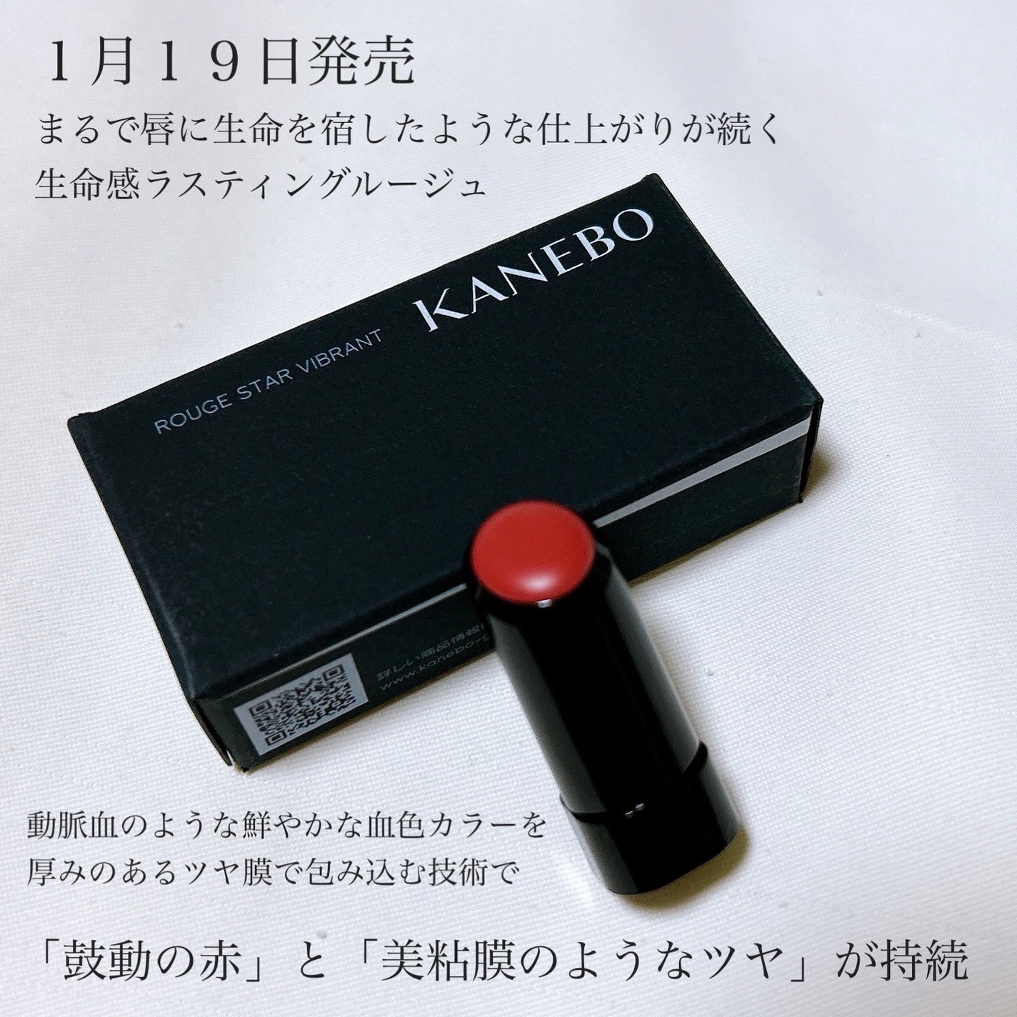 ルージュスターヴァイブラント/KANEBO/口紅を使ったクチコミ(2枚目)