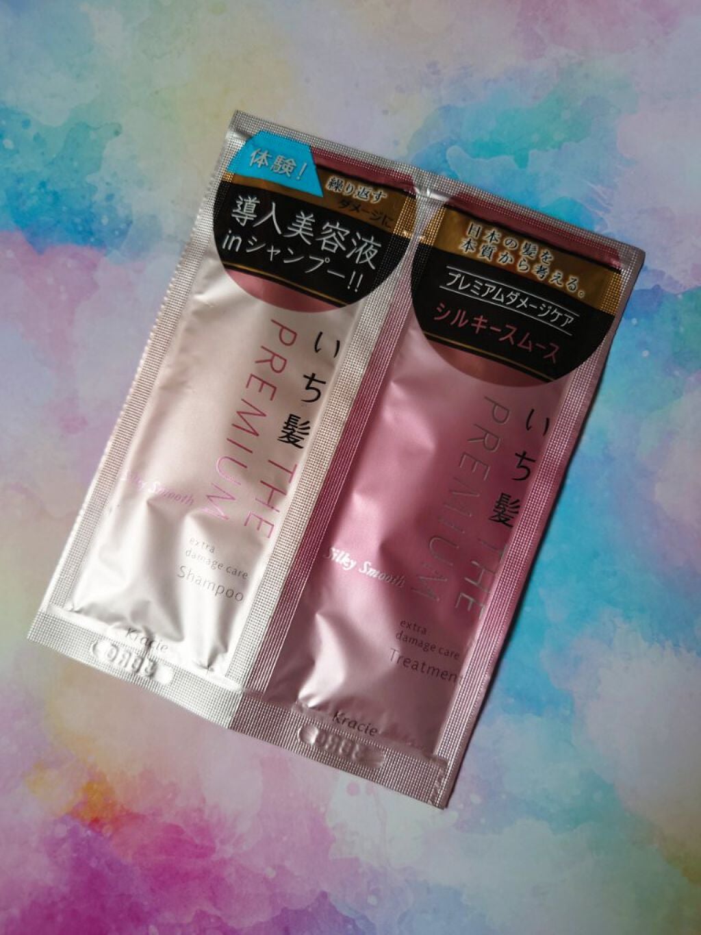 THE PREMIUM エクストラダメージケアシャンプー/トリートメント(シャイニーモイスト)/いち髪/市販シャンプーを使ったクチコミ(2枚目)