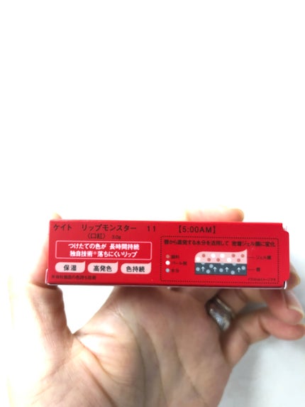 ケイト リップモンスター/KATE/口紅を使ったクチコミ(4枚目)